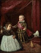 Diego Velazquez Prince Baltasar Carlos with a Dwarf (df01) painting